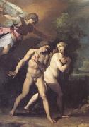 GIuseppe Cesari Called Cavaliere arpino Adam and Eve Expelled from Paradise (mk05) painting